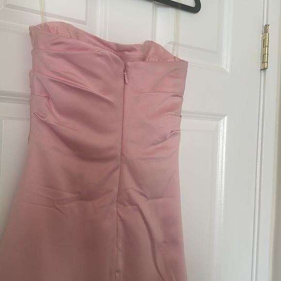 House of CB Jasmine Strapless Satin Corset Dress - Picture 11 of 15